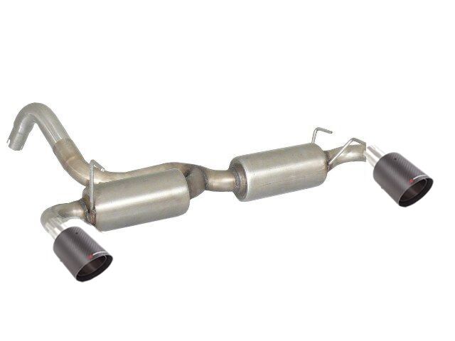 Ragazzon Rear Silencer ABARTH 500 / 595 ¸63.5mm 2016>> Carbon Shot Tailpipes