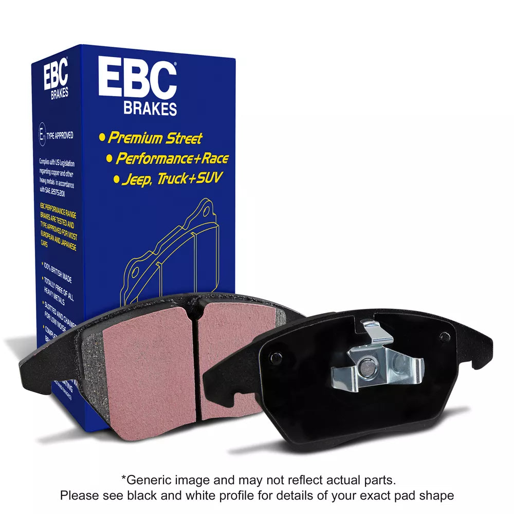 Abarth 500 / 595 / 695 EBC Rear Brake Pads