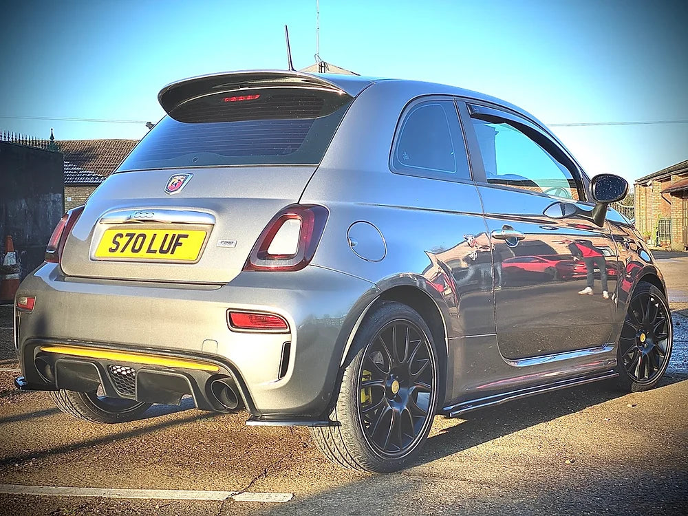 Abarth 500 / 595 / 695 Side Skirt Splitters - Triple R Composites