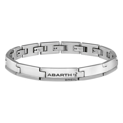 Genuine Abarth Polished Steel Bracelet With Abarth Logo