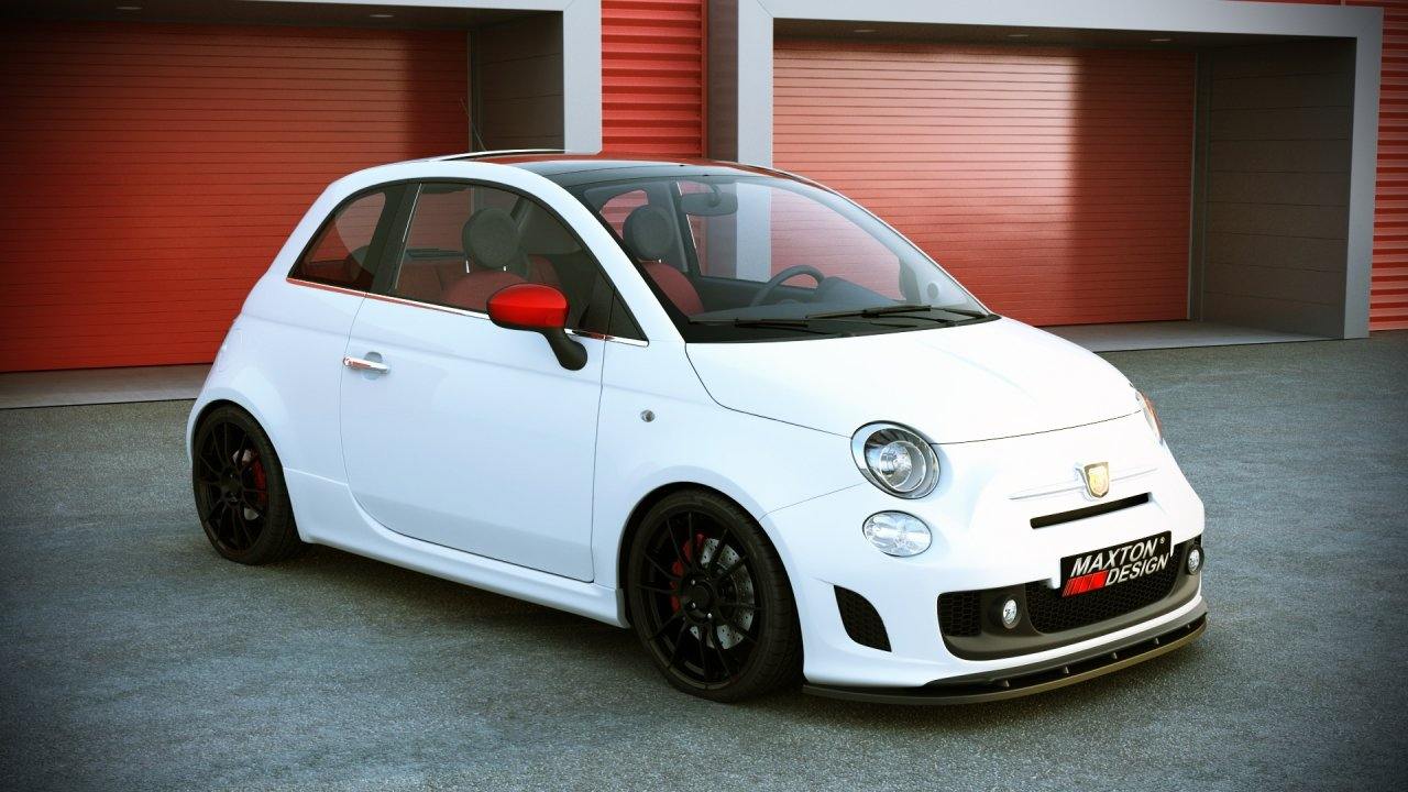 Fiat 500 abarth front shop splitter