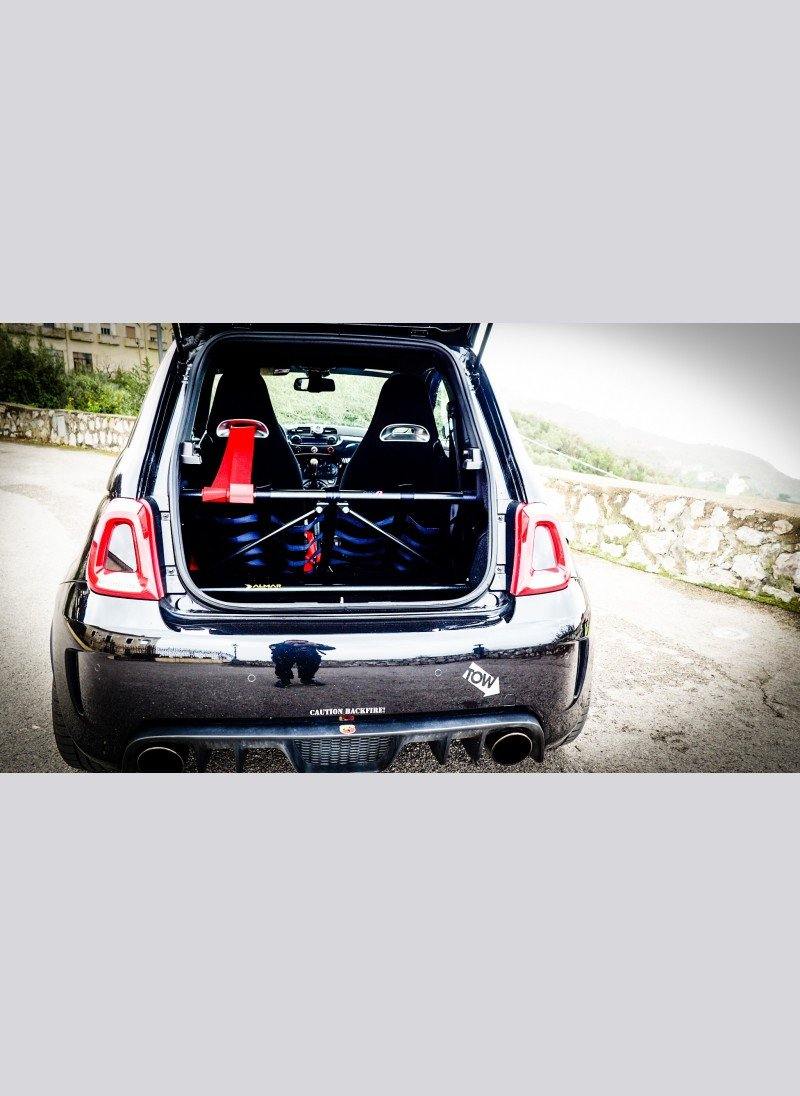 ABARTH 500/595/695 REAR STRUT BAR WITH TIE RODS KIT - DNA RACING